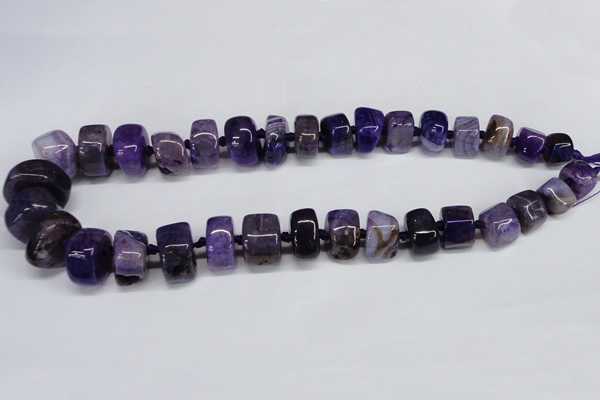 CNG1449 15.5 inches 10*14mm - 12*20mm nuggets agate gemstone beads