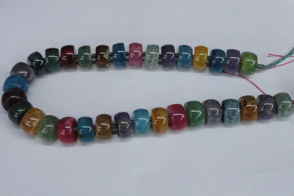 CNG1451 15.5 inches 10*18mm nuggets agate gemstone beads