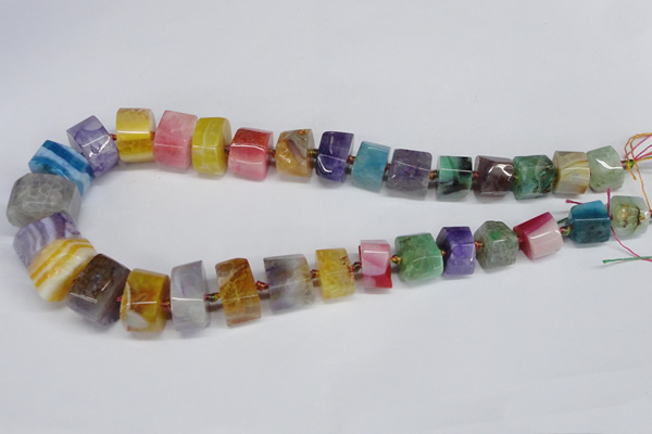 CNG1481 15.5 inches 10*15mm - 12*22mm nuggets agate gemstone beads