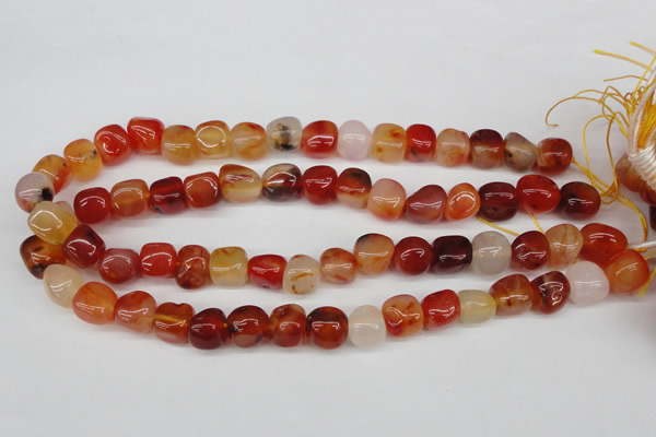 CNG16 15.5 inches 11*12mm nuggets agate gemstone beads