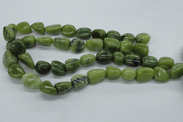 CNG216 15.5 inches 13*18mm nuggets canadian jade gemstone beads