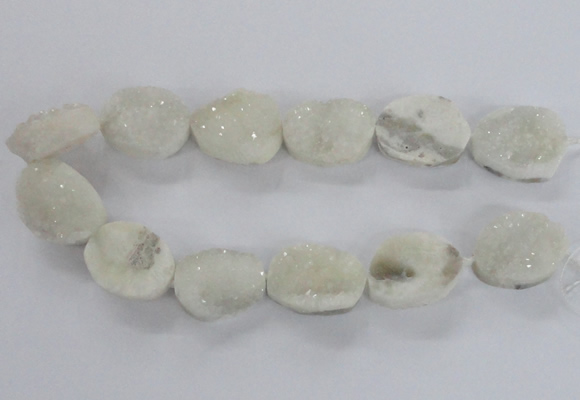 CNG2166 15.5 inches 25*30mm - 25*35mm freeform agate beads