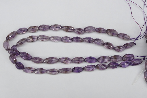 CNG26 15.5 inches 10*20mm faceted nuggets amethyst gemstone beads