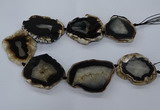 CNG2615 15.5 inches 45*50mm - 50*60mm freeform druzy agate beads