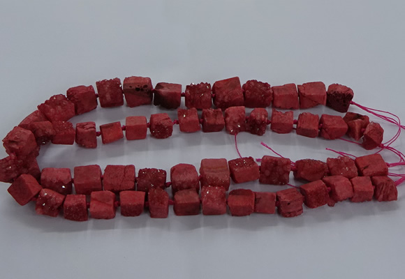 CNG2620 15.5 inches 10*12mm - 14*16mm nuggets druzy agate beads