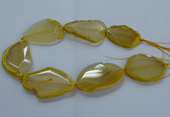 CNG2662 15.5 inches 35*45mm - 40*55mm freeform agate beads