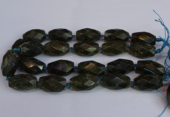 CNG2833 15.5 inches 18*30mm - 20*30mm faceted rice labradorite beads