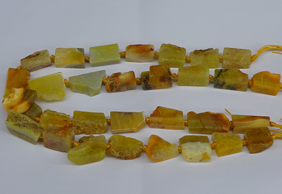 CNG2900 15.5 inches 12*16mm - 15*25mm freeform agate beads