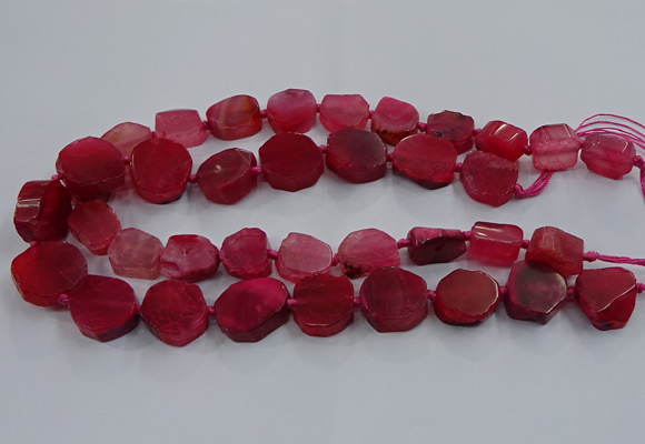 CNG2909 15.5 inches 12*16mm - 15*25mm freeform agate beads