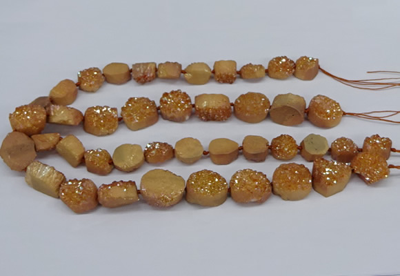 CNG2978 15.5 inches 12*16mm - 20*25mm freeform druzy agate beads