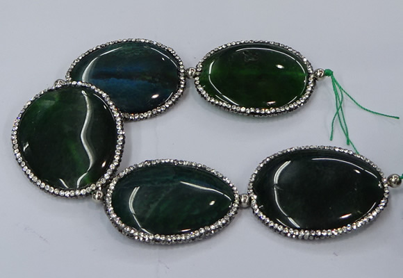 CNG3127 8 inches 45*55mm - 50*60mm freeform agate gemstone beads