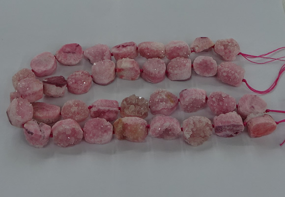 CNG3146 15.5 inches 12*16mm - 20*25mm freeform druzy agate beads