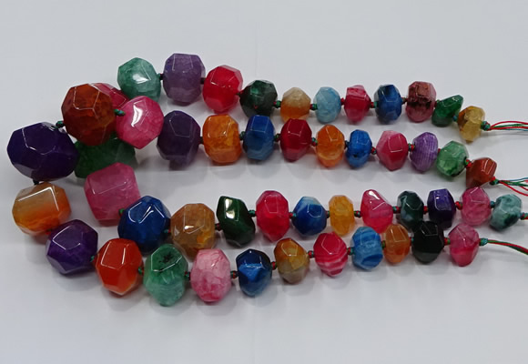 CNG3180 15.5 inches 12*16mm - 25*30mm nuggets agate beads