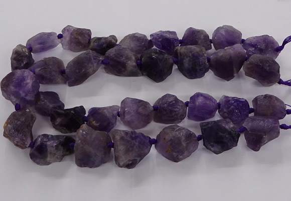 CNG3423 15.5 inches 15*20mm - 20*30mm nuggets amethyst beads