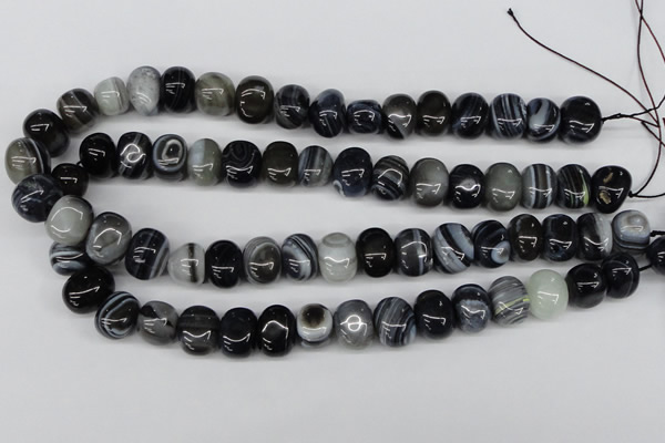 CNG35 15.5 inches 11*15mm nuggets madagascar agate gemstone beads