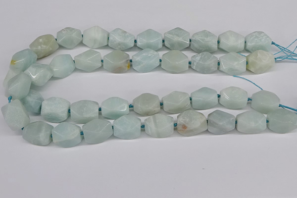 CNG3525 15.5 inches 13*18mm - 15*20mm faceted nuggets amazonite beads