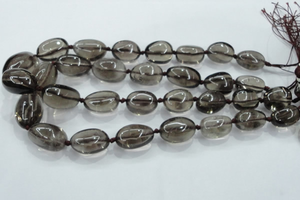 CNG355 15.5 inches 15*20mm - 25*30mm nuggets smoky quartz beads