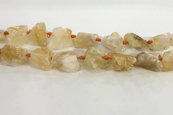 CNG3563 15.5 inches 18*20mm - 25*30mm nuggets rough citrine beads