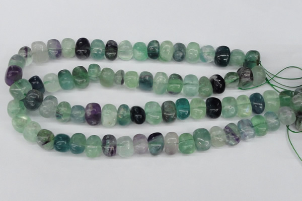 CNG39 15.5 inches 11*15mm nuggets fluorite gemstone beads