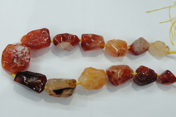 CNG414 15.5 inches 18*20mm - 28*40mm nuggets agate gemstone beads