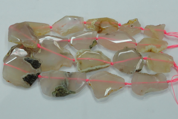 CNG497 15 inches 15*20mm – 25*42mm faceted nuggets agate beads