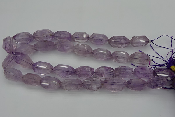 CNG5000 15.5 inches 13*18mm - 15*25mm faceted nuggets amethyst beads