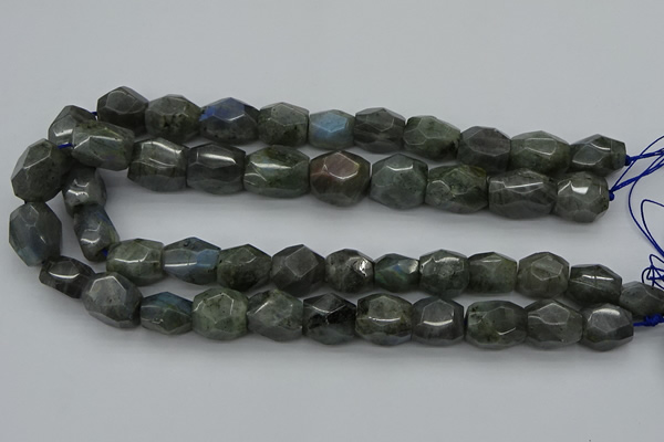 CNG5007 15.5 inches 10*14mm - 13*18mm faceted nuggets labradorite beads