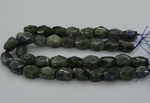 CNG5008 15.5 inches 13*18mm - 15*25mm faceted nuggets labradorite beads