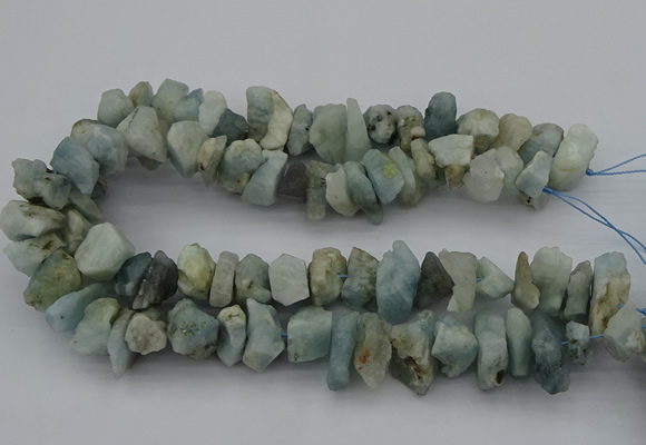 CNG5012 15.5 inches 10*15mm - 15*20mm nuggets aquamarine beads