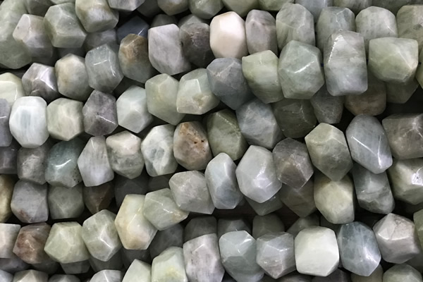 CNG5069 15.5 inches 10*14mm - 14*20mm faceted nuggets aquamarine beads