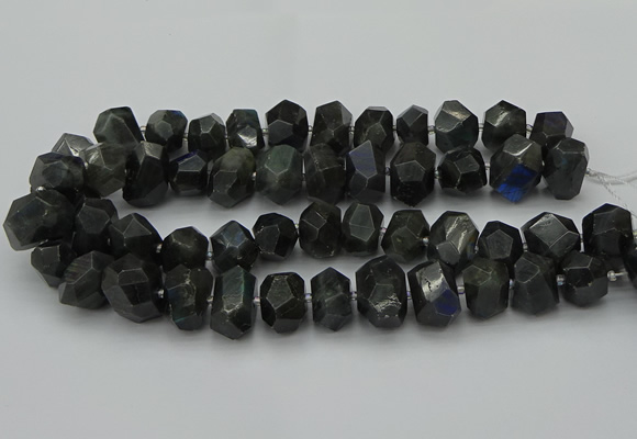 CNG5075 15.5 inches 13*18mm - 15*20mm faceted nuggets labradorite beads