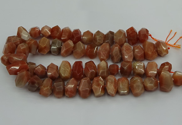 CNG5093 15.5 inches 13*18mm - 15*20mm faceted nuggets sunstone beads