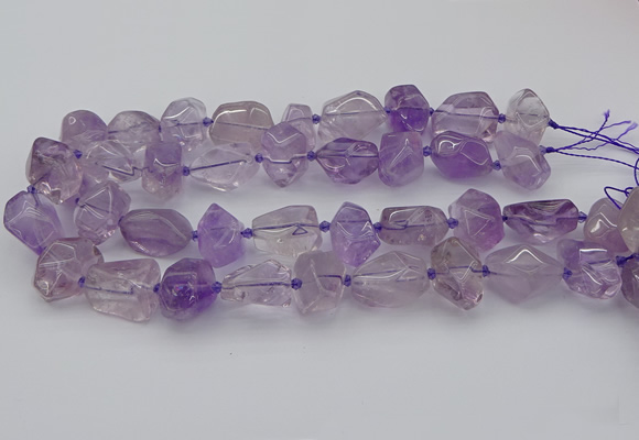 CNG5234 15.5 inches 13*18mm - 18*25mm faceted nuggets amethyst beads