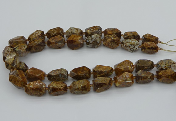 CNG5456 15.5 inches 12*16mm - 15*22mm faceted nuggets opal beads