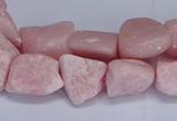 CNG5536 15.5 inches 10*14mm - 12*16mm nuggets Chinese pink opal beads