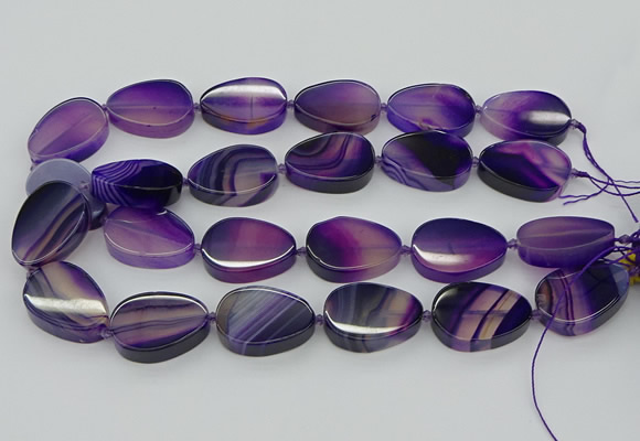 CNG5662 15.5 inches 22*30mm freeform agate gemstone beads