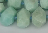 CNG5692 15.5 inches 12*16mm - 15*20mm faceted nuggets amazonite beads