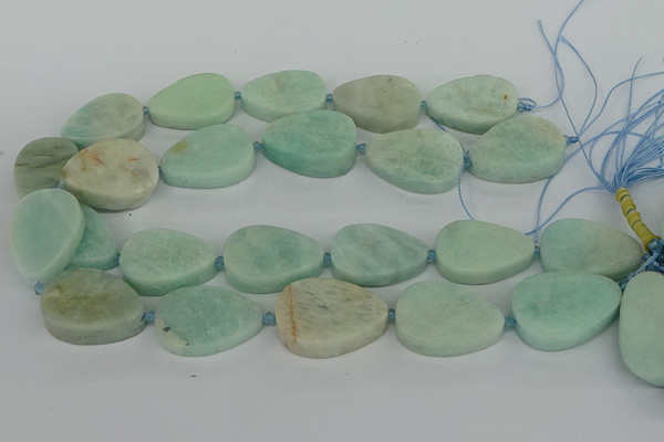 CNG5702 15.5 inches 22*30mm - 28*35mm freeform amazonite beads