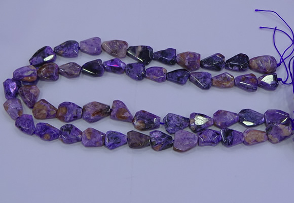 CNG5712 15.5 inches 12*16mm - 15*20mm faceted freeform charoite beads