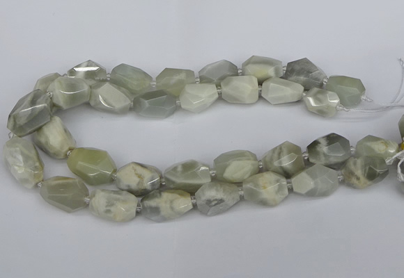 CNG5833 15.5 inches 12*16mm - 15*25mm faceted nuggets moonstone beads