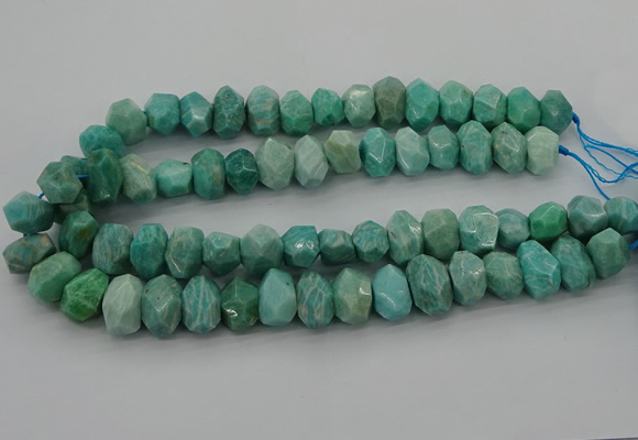 CNG5840 15.5 inches 12*16mm - 13*18mm faceted nuggets amazonite beads