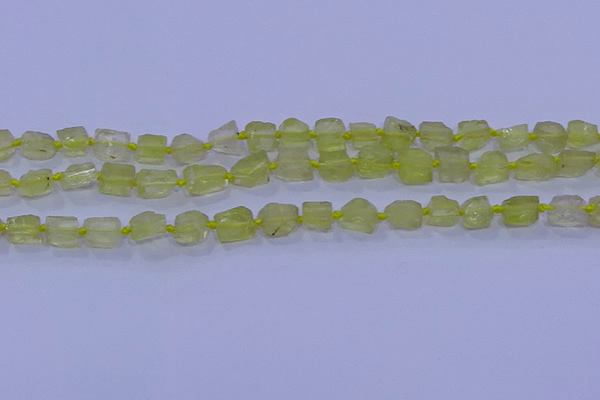 CNG5903 15.5 inches 4*6mm - 6*10mm nuggets rough lemon quartz beads