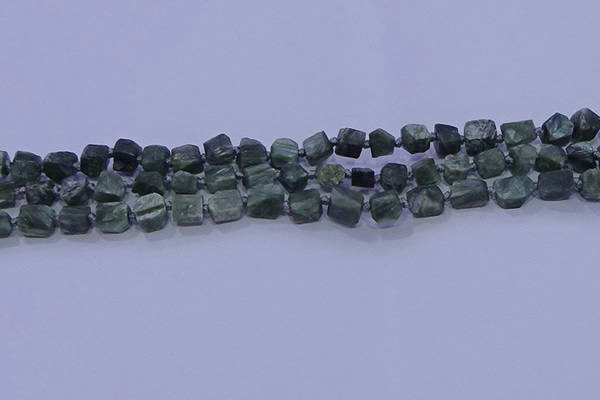 CNG5907 15.5 inches 4*6mm - 6*10mm nuggets rough seraphinite beads