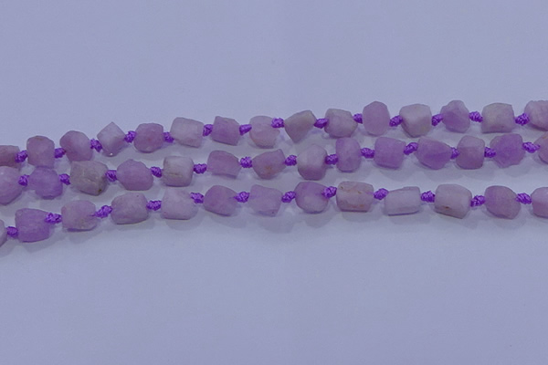 CNG5911 15.5 inches 4*6mm - 6*10mm nuggets rough kunzite beads