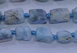 CNG5915 15.5 inches 4*6mm - 6*10mm nuggets rough larimar beads