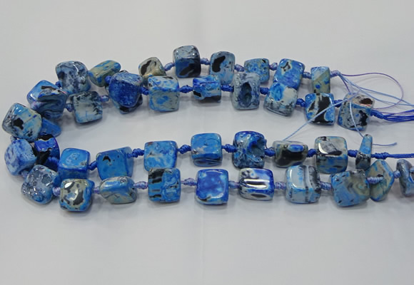 CNG6005 15.5 inches 12*16mm - 15*18mm nuggets agate beads