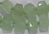 CNG6017 15.5 inches 10*14mm - 12*16mm faceted nuggets white jade beads