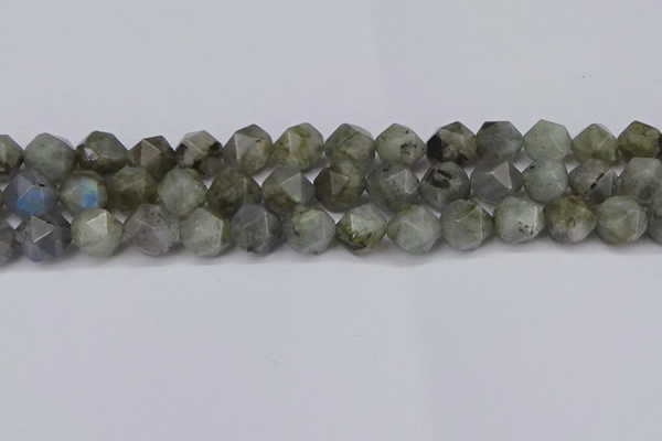 CNG6038 15.5 inches 12mm faceted nuggets labradorite beads