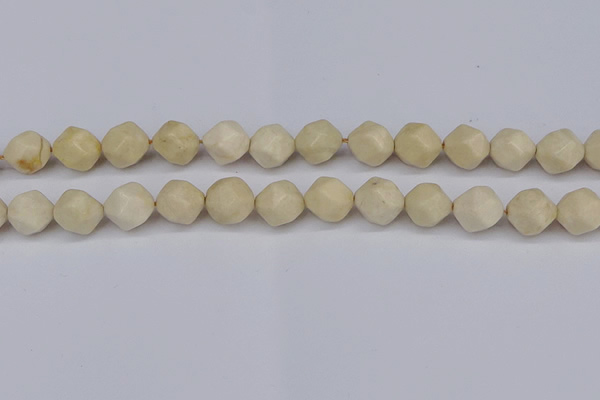 CNG6122 15.5 inches 8mm faceted nuggets jasper beads