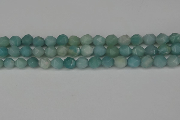 CNG6175 15.5 inches 10mm faceted nuggets amazonite gemstone beads